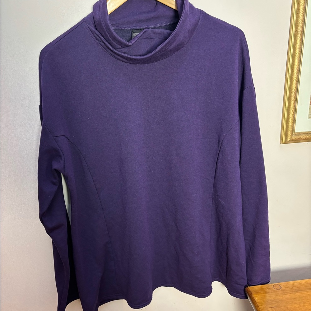32 Degrees Deep Purple Turtleneck